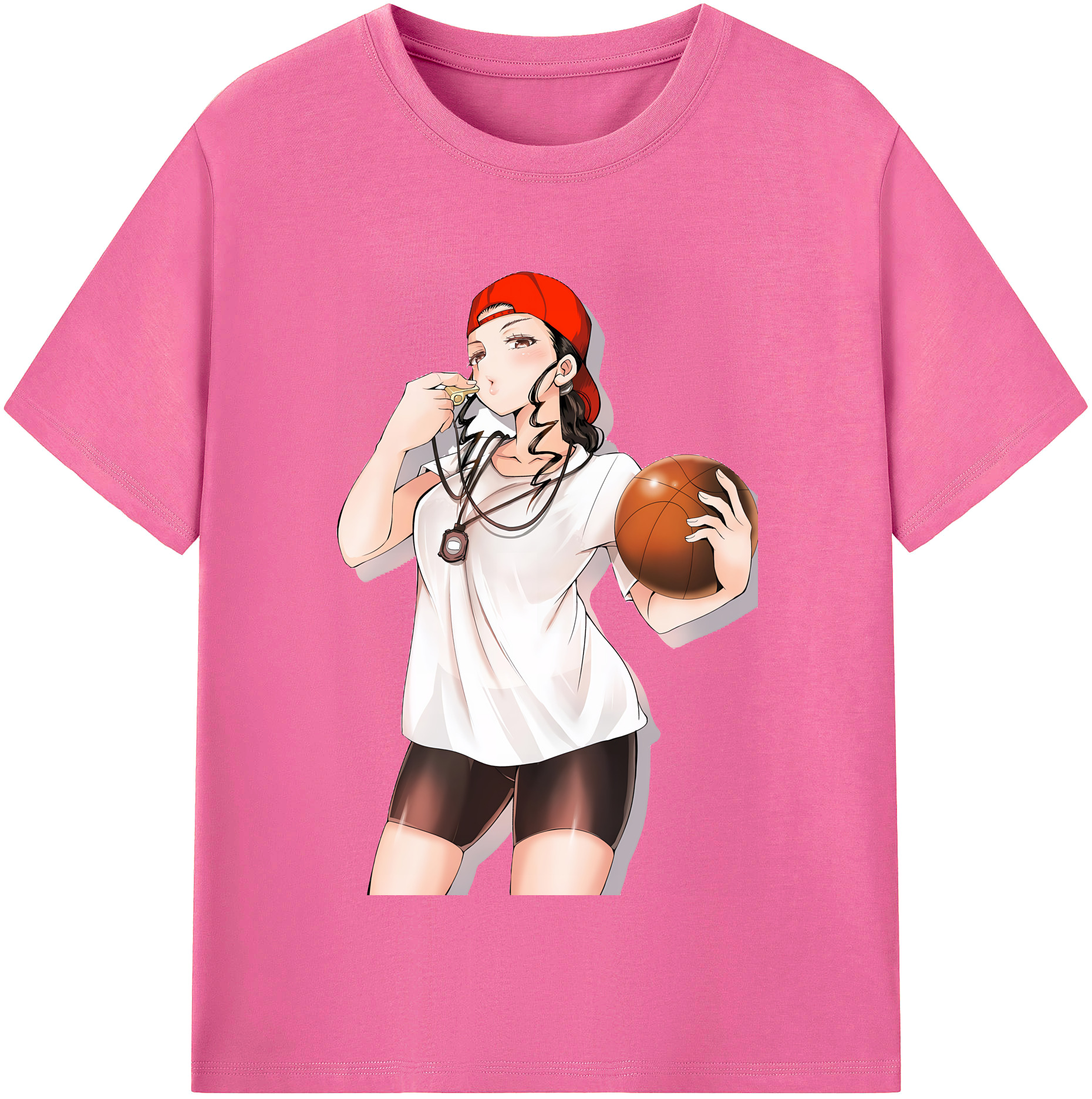 （画像用） SLAM DUNK／スラムダンク レディースカジュアルプリントTシャツ（綿100％）